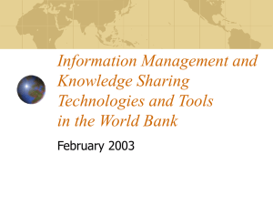 Knowledge Management and Knowledge Sharing Technology in