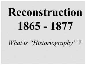 Did Reconstruction fail?