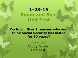 The Southeast Study Guide for Boom and Bust Test