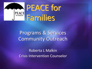 PEACE for Families History - Child Advocates of Placer County