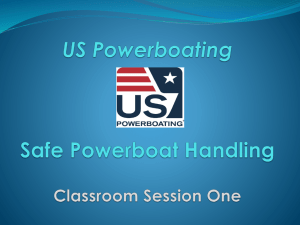 US Sailing Safe Powerboat Handling and Safety and Rescue Boat