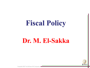 Introduction to Fiscal Policy