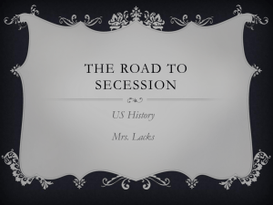 Road to Secession