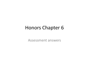 Honors Chapter 6