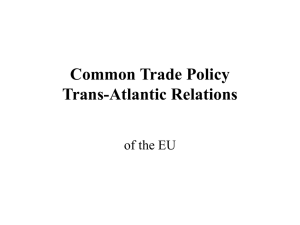 Common Trade Policy