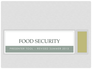 What are some manifestations of food insecurity on a global scale?