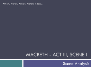Macbeth - Act iii, scene i