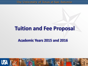 Tuition & Fee Proposal Process, Website