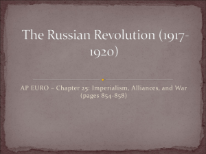 Russian Revolution 1917-1938