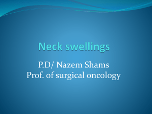How do we differentiate neck swellings?
