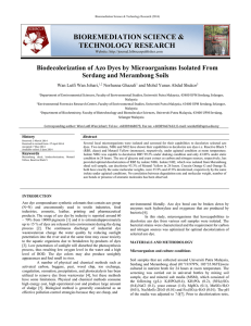 bioremediation science & technology research