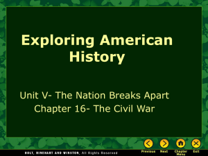 Chapter 16- Civil War - Waverly
