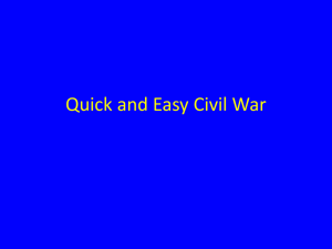Quick and Easy Civil War
