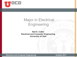 EE Major  - Electrical and Computer Engineering at the