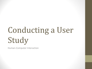 02. User Study Design