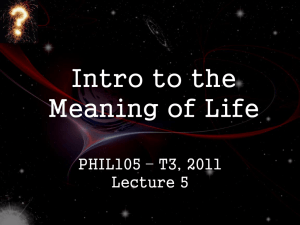 Click here for The Meaning of Life ppt