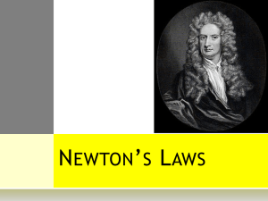 Newton*s Laws