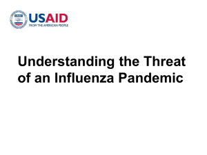 Understanding the Threat of an Influenza Pandemic