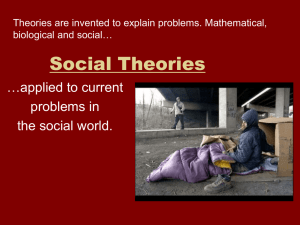 Social Theories - MissMorganLGHS