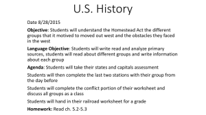 US History - Century Middle School