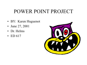 power point project - Wright State University