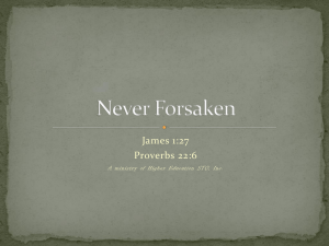 Never Forsaken - Higher Education STO, Inc.
