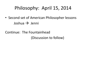 Philosophy: April 15, 2014