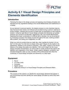 Activity 6.1 Visual Design Principles and Elements Identification