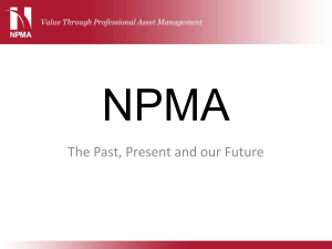 NPMA: The Past, Present and Our Future