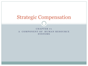Strategic Compensation