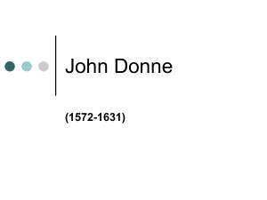 John Donne - kathyproctor
