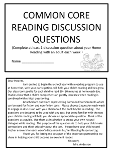 Reading Discussion Questions