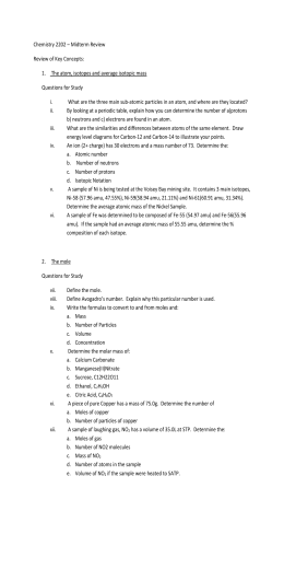 Ap chemistry essay questions 2000