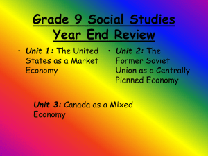 Grade 9 Social Studies Year End Review