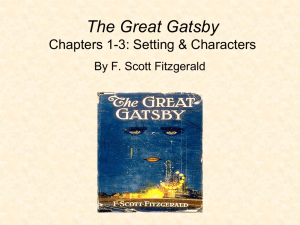 The Great Gatsby Chapters 1-3