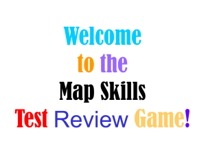 Map Skills Timeline Test Review PP