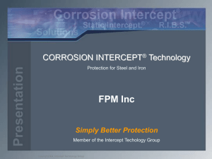 Corrosion Intercept ™Presentation