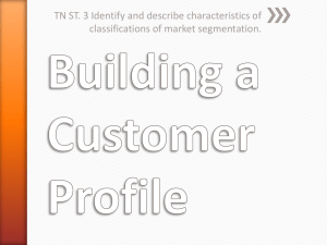 Building a Customer Profile