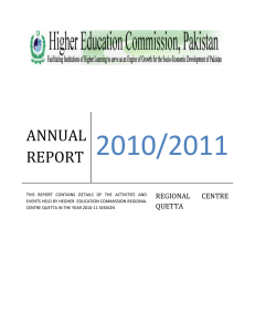 Annual Report 2010-11 RC, Quetta