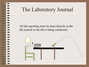 The Laboratory Journal