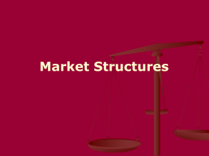 Market Strutures