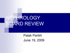 Parikh - Nephrology Board Review