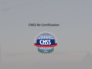CNSS_re-cert - Personal.psu.edu
