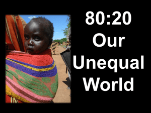 80:20 Our Unequal World