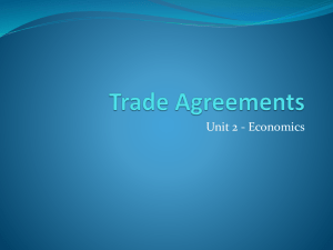Trade Agreements Final powerpoint