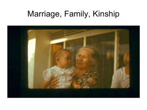 Sex, Marriage, Family, and Kinship