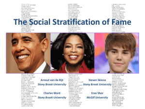 The Social Stratification of Fame