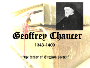 Geoffrey Chaucer - Jeannette City School District