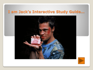 Fight Club Interactive Study Guide