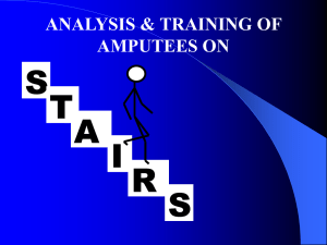 Analysis and Training of Amputees on Stairs (pps)